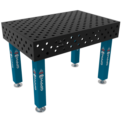 Table de soudage PRO Taille - 1200x800mm, Système - Φ28, Pattes - Sur les pieds, Grille - diagonale