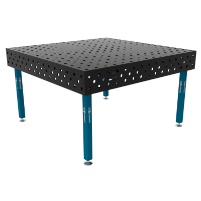 Metināšanas galds ECO Izmērs - 1500x1480mm, Tīkls - 100x100mm, Sistēma - Φ28, Kājas - uz pēdām Metināšanas galds ECO Izmērs - 1500x1480mm, Tīkls - 100x100mm, Sistēma - Φ28, Kājas - uz pēdām