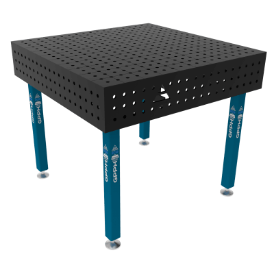 Welding table ECO Size - 1000x1000mm, Grid - 50x50mm, System - Φ16, Legs - On feet