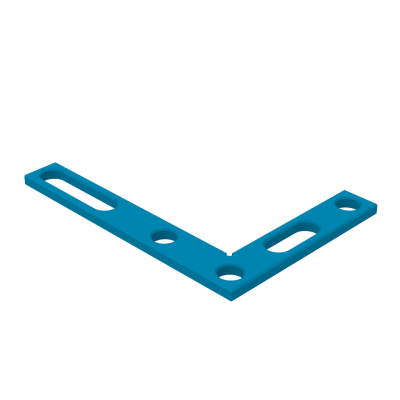 Angle precision square (flat) 350x250mm, System - Φ28, Series - PRO