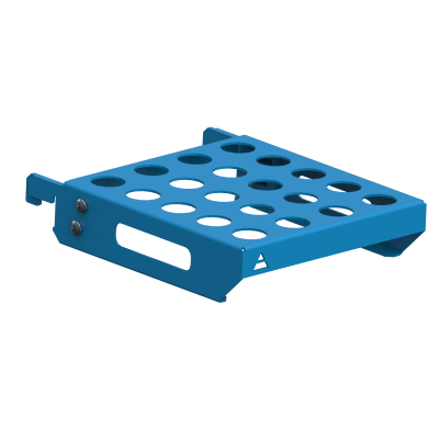Prateleira móvel para parafusos de montagem M fi28mm