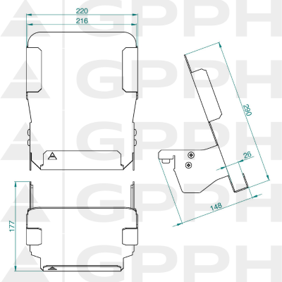 Mobil hylla för dokumentation - technical drawing Mobil hylla för dokumentation - technical drawing