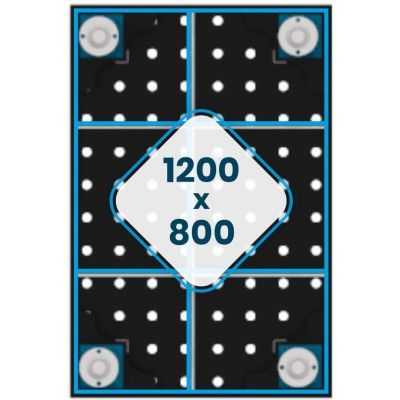 Kaynak masası nervürleri 1200x800mm
