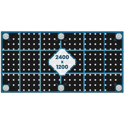 Svejsebord med ribber 2400x1200 mm