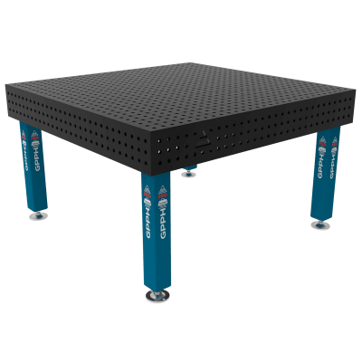 Sveisebord PRO Rutenett - 50x50mm, System - Φ16, Størrelse - 1500x1480mm, Legs - Na nogach