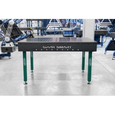 Svejsebord SMART Gitter - 100x100mm, System - Φ16, Størrelse - 1500x1000mm, Bordplade - 12mm