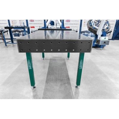 Svejsebord SMART Gitter - 100x100mm, System - Φ16, Størrelse - 1500x1000mm, Bordplade - 12mm