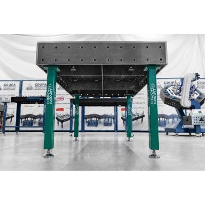 Svejsebord SMART Gitter - 100x100mm, System - Φ16, Størrelse - 1500x1000mm, Bordplade - 12mm