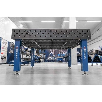 Svejsebord PRO Gitter - diagonal, System - Φ28, Størrelse - 1500x1480mm
