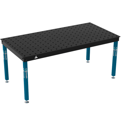 Svejsebord BASIC Størrelse - 2000x1000mm, Gitter - 100x100mm, System - Φ28, Ben - På fødderne