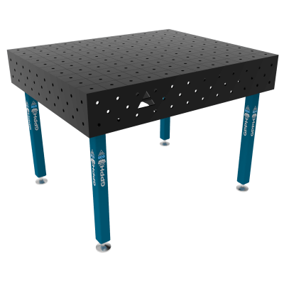 Table de soudage ECO Taille - 1200x1000mm, Grille - 100x100mm, Système - Φ16, Pattes - Sur les pieds