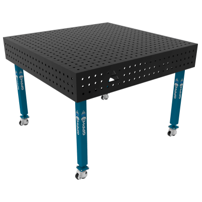 Sveisebord ECO Størrelse - 1200x1200mm, Rutenett - 50x50mm, System - Φ16, Ben - På hjul