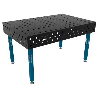 Mesa de soldadura ECO Tamaño - 1500x1000mm, Cuadrícula - 100x100mm, Sistema - Φ28, Patas - En los pies