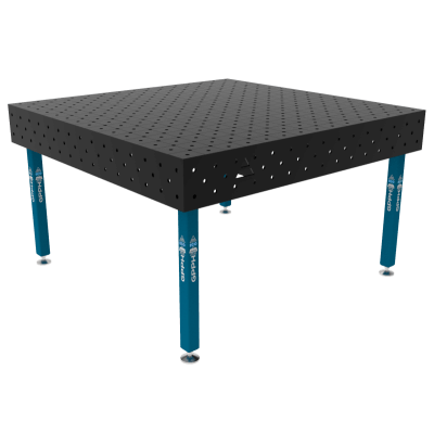 Welding table ECO Size - 1500x1480mm, Grid - diagonal, System - Φ16, Legs - On feet