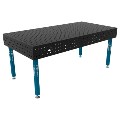 Kaynak masası ECO Boyut - 2000x1000mm, Izgara - 50x50mm, Sistem - Φ16, Bacaklar - Ayaklarda