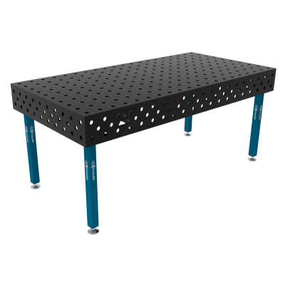 Welding table ECO Size - 2000x1000mm, Grid - 100x100mm, System - Φ28, Legs - On feet