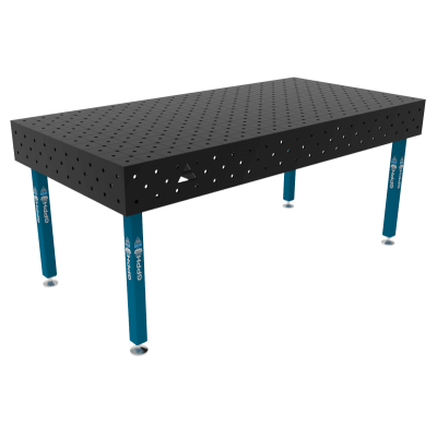 Kaynak masası ECO Boyut - 2000x1000mm, Izgara - diyagonal, Sistem - Φ16, Bacaklar - Ayaklarda