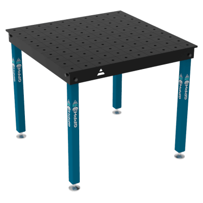 Table de soudage BASIC Taille - 1000x1000mm, Grille - 100x100mm, Système - Φ16, Pattes - Sur les pieds