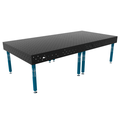 Table de soudage ECO Taille - 3000x1480mm, Grille - 100x100mm, Système - Φ16, Pattes - Sur les pieds