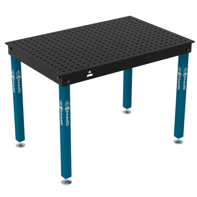 Kaynak masası BASIC Boyut - 1200x800mm, Izgara - 50x50mm, Sistem - Φ16, Bacaklar - Ayaklarda