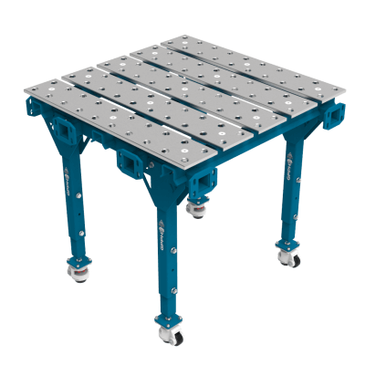 Modular welding table, single 1000x1000 mm system 28 grid 100x100mm