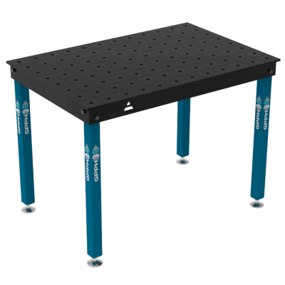 Table de soudage BASIC Taille - 1200x800mm, Grille - 100x100mm, Système - Φ16, Pattes - Sur les pieds