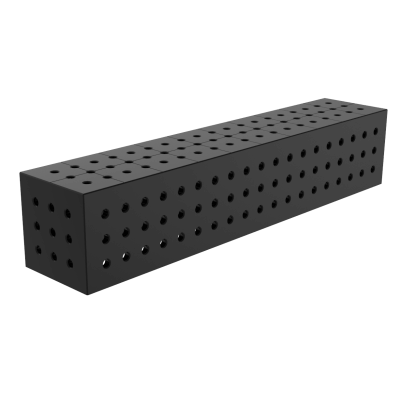 Metināšanas savienojumu bloks 1000x200x200mm, Tīkls - 50x50mm, Sistēma - Φ16, For table - PRO