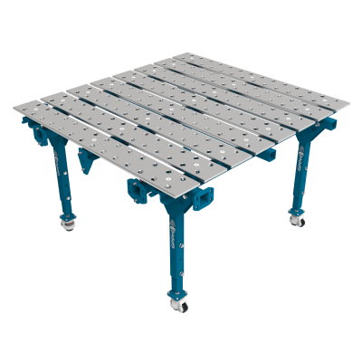 Modulaire lastafel, enkel 1600x1500 mm system 28mm, grid 100x100