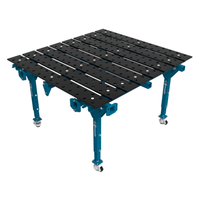 Modulärt svetsbord, enkel, nitrerad 1600x1500 mm system 28mm, grid 100x100, Modulärt svetsbord, enkel, nitrerad 1600x1500 mm system 28mm, grid 100x100,