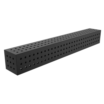 Welding connection block 1500x200x200mm, Grid - 50x50mm, System - Φ16, For table - PRO