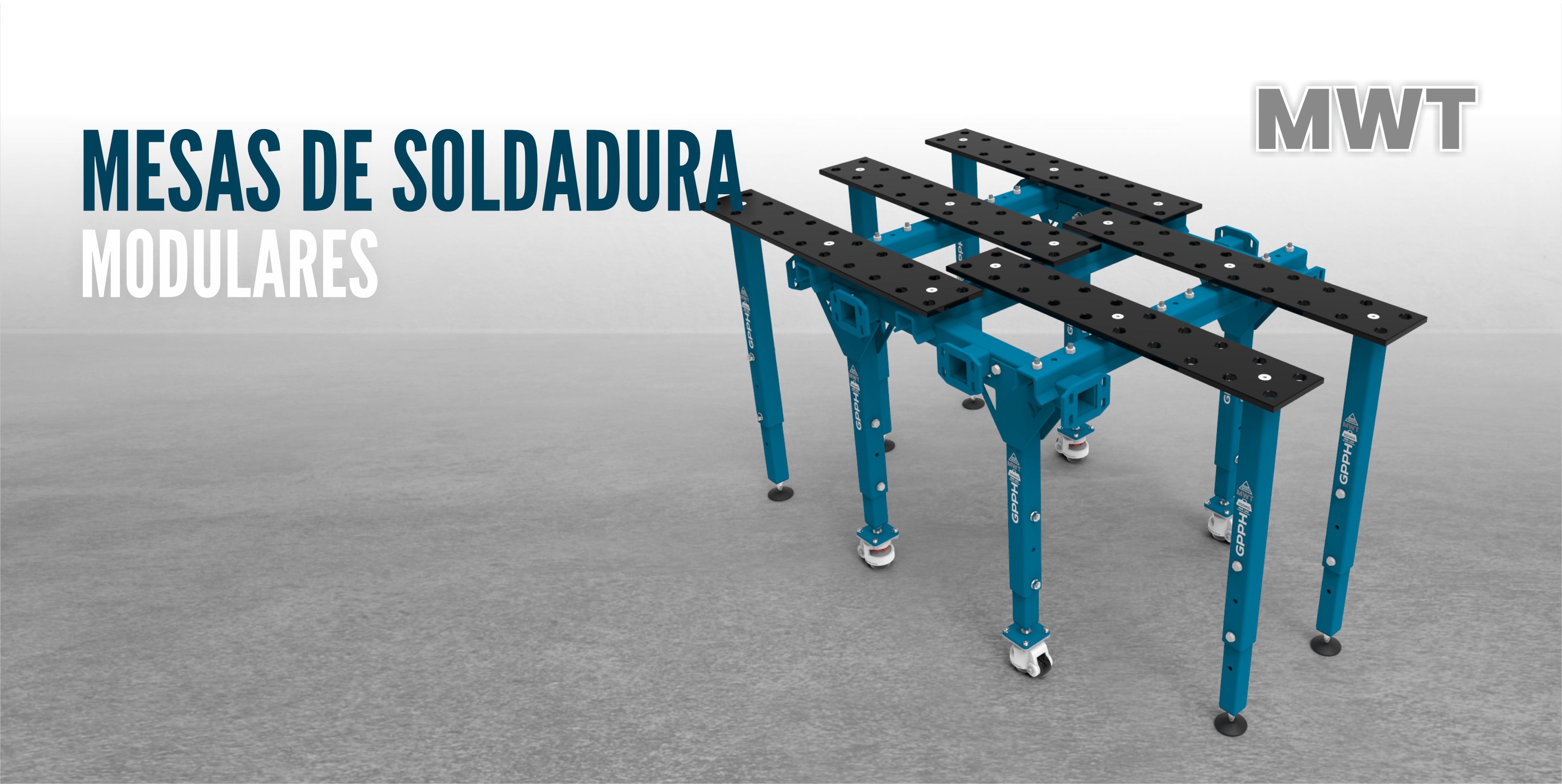 Mesas de soldadura modulares