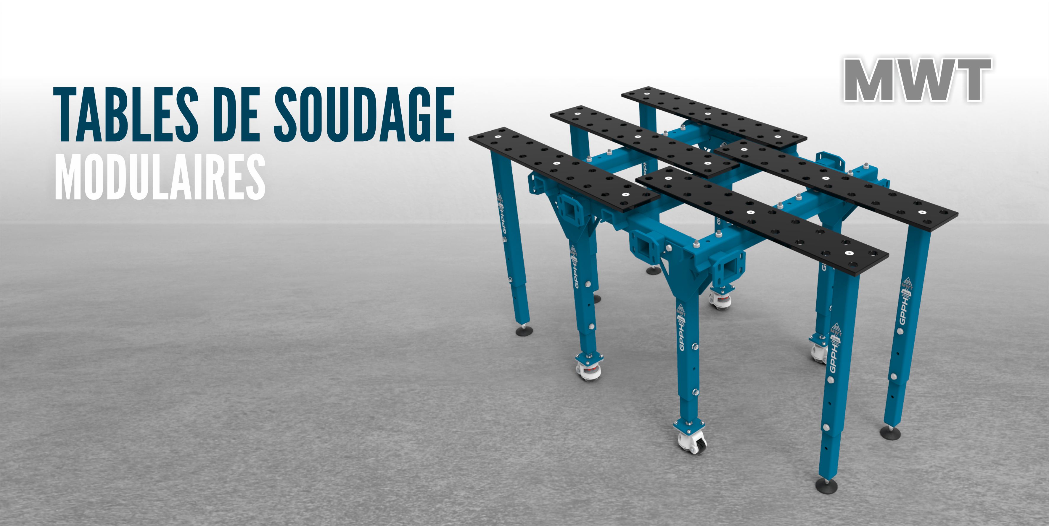 Tables de soudage modulaires