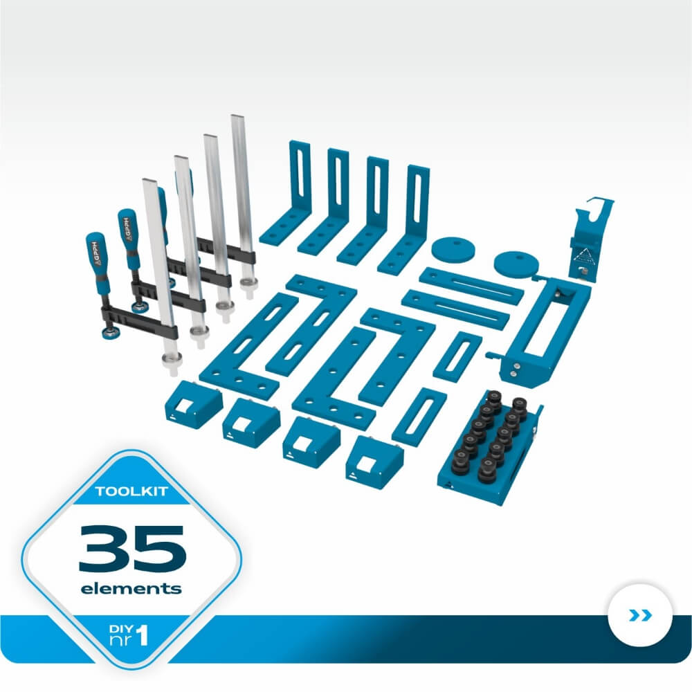 Zestaw narzędzi GPPH DIY nr 1 - 35 elementów