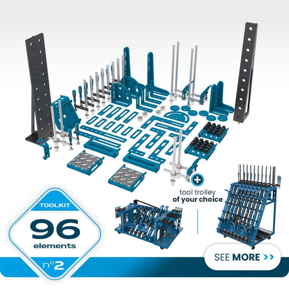 GPPH tool kits No. 2 96 items - M or L tool trolley of your choice