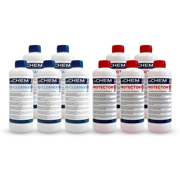 Set kemijskih preparata 5x HD Cleaner 5x Protector GPPH CHEM