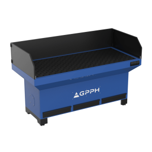 GPPH Poste de meulage et de soudage Base avec protections 1870 x 770 mm, diamètre 28 mm, maille 100 x 100 mm