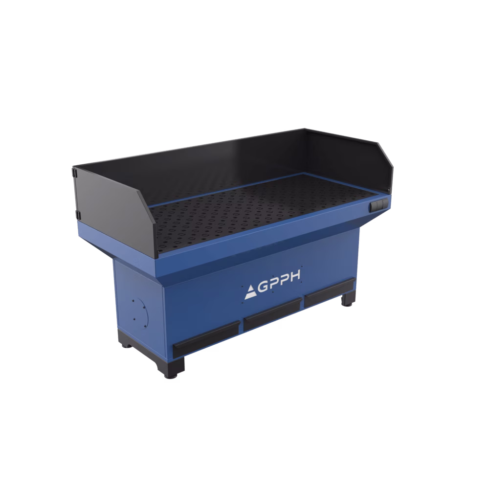 GPPH Bruska a svařovací stanice Podstavec s kryty 1870x770 mm fi28 mm síť 100x100 mm