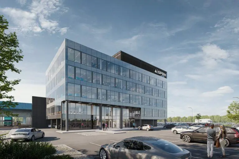 Visualização da nova sede da empresa GPPH