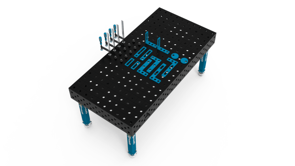 Mesas de soldadura - tradicionais PLUS com conjunto de ferramentas n.º 4