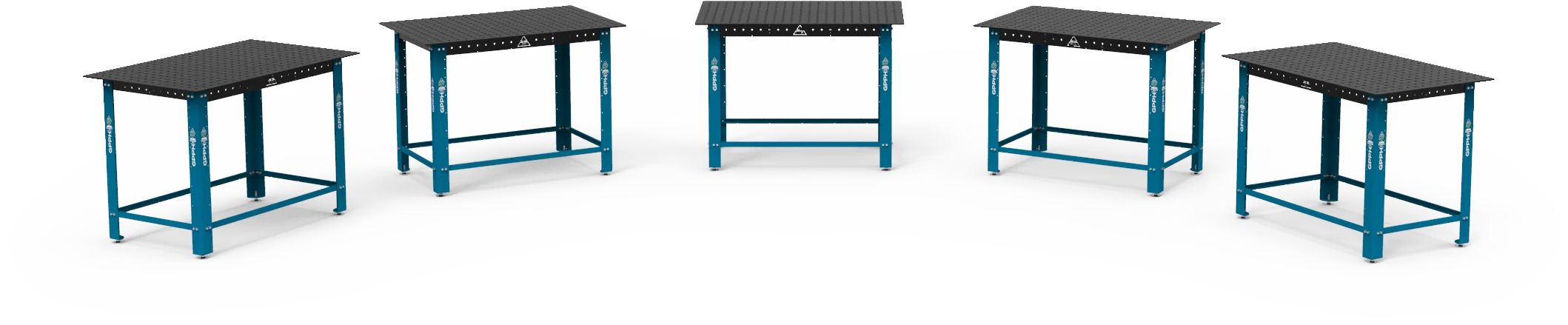 Carrello porta attrezzi GPPH 1000x800x1130mm per accessori tavoli