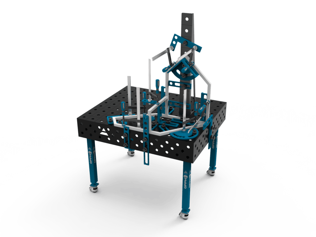 Mesa de soldadura ECO com estrutura espacial