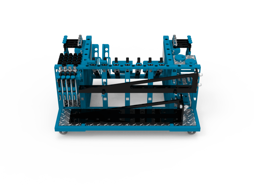 Troli alat M dengan alat