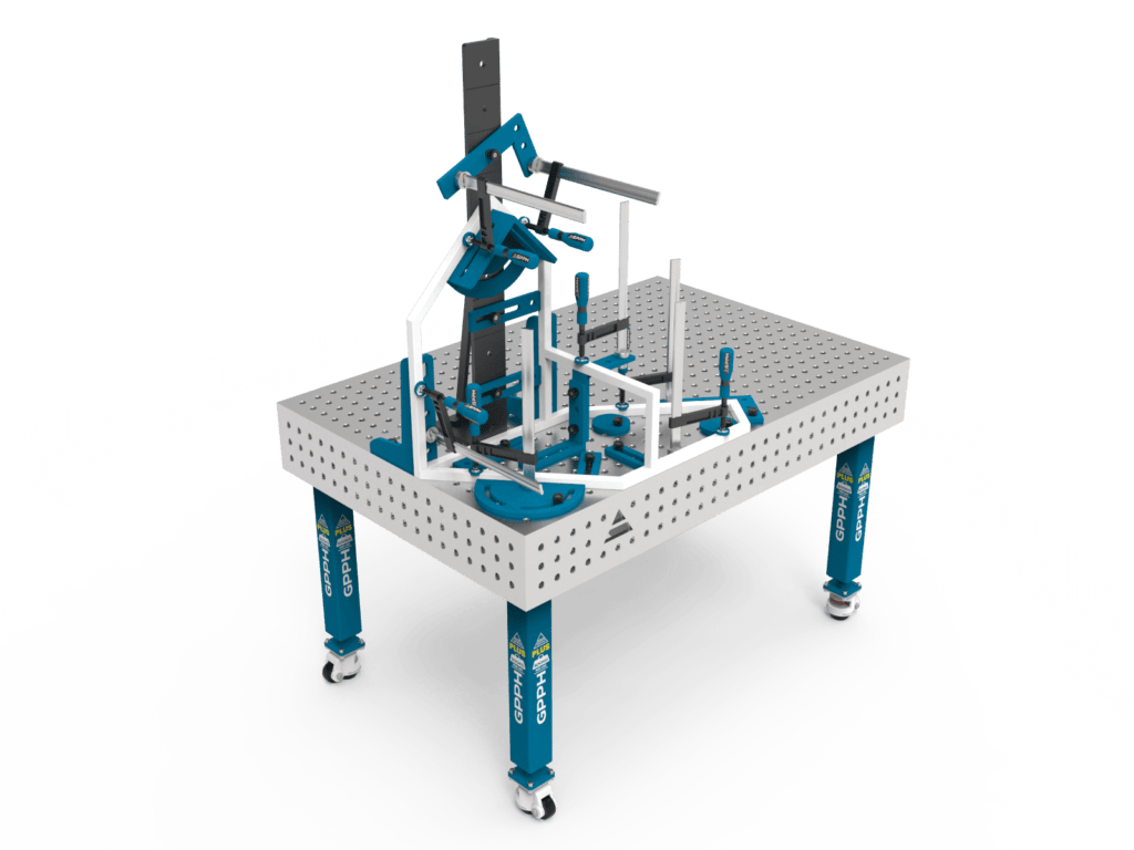 Konvencionalna varilna miza PLUS INOX z varilnim okvirjem
