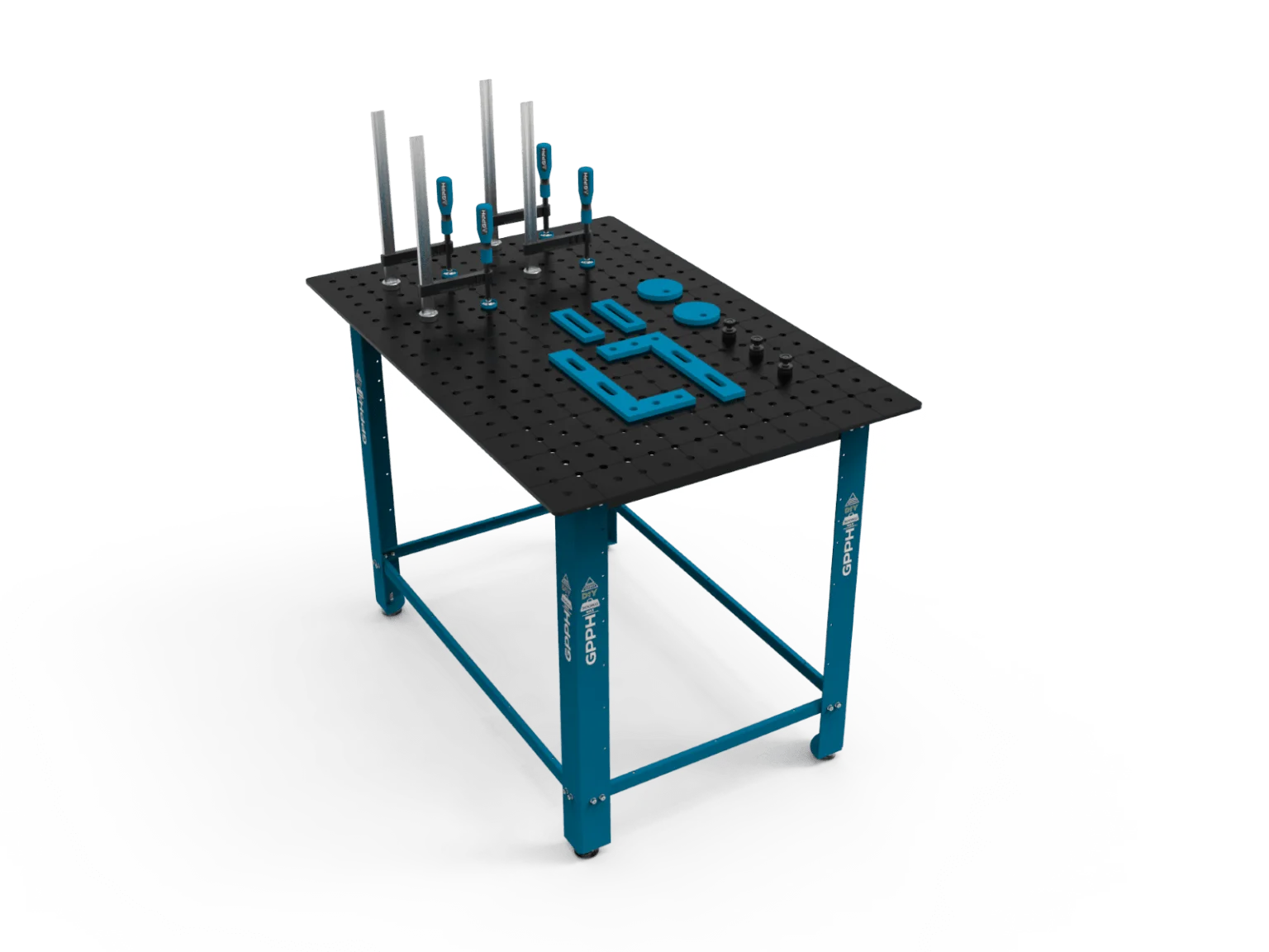 Stół DIY z zestawem narzędzi