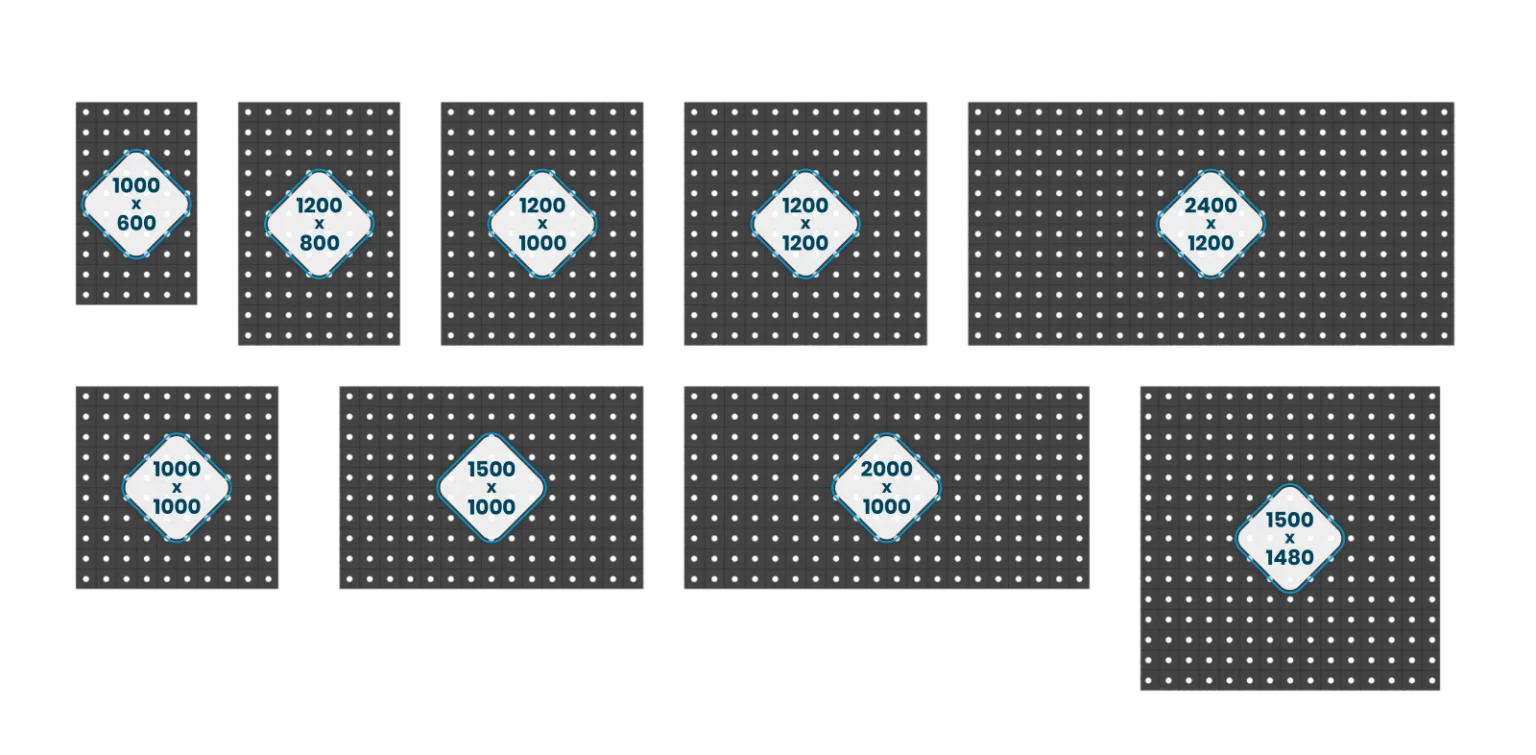 OSNOVNE veličine stolova