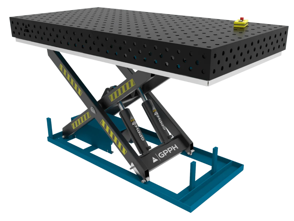 Podnośnik nożycowy ze stołem 2400x1200mm