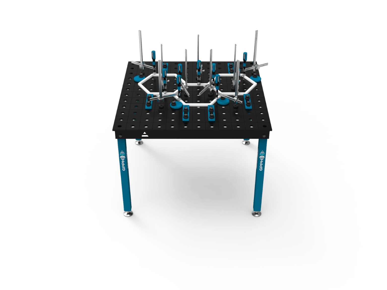 Mesa de soldagem e montagem BASIC com estrutura