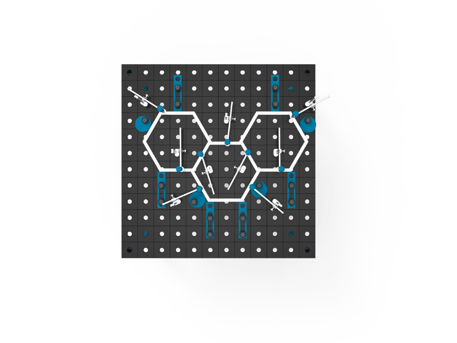 Mesa de soldagem e montagem BASIC com estrutura