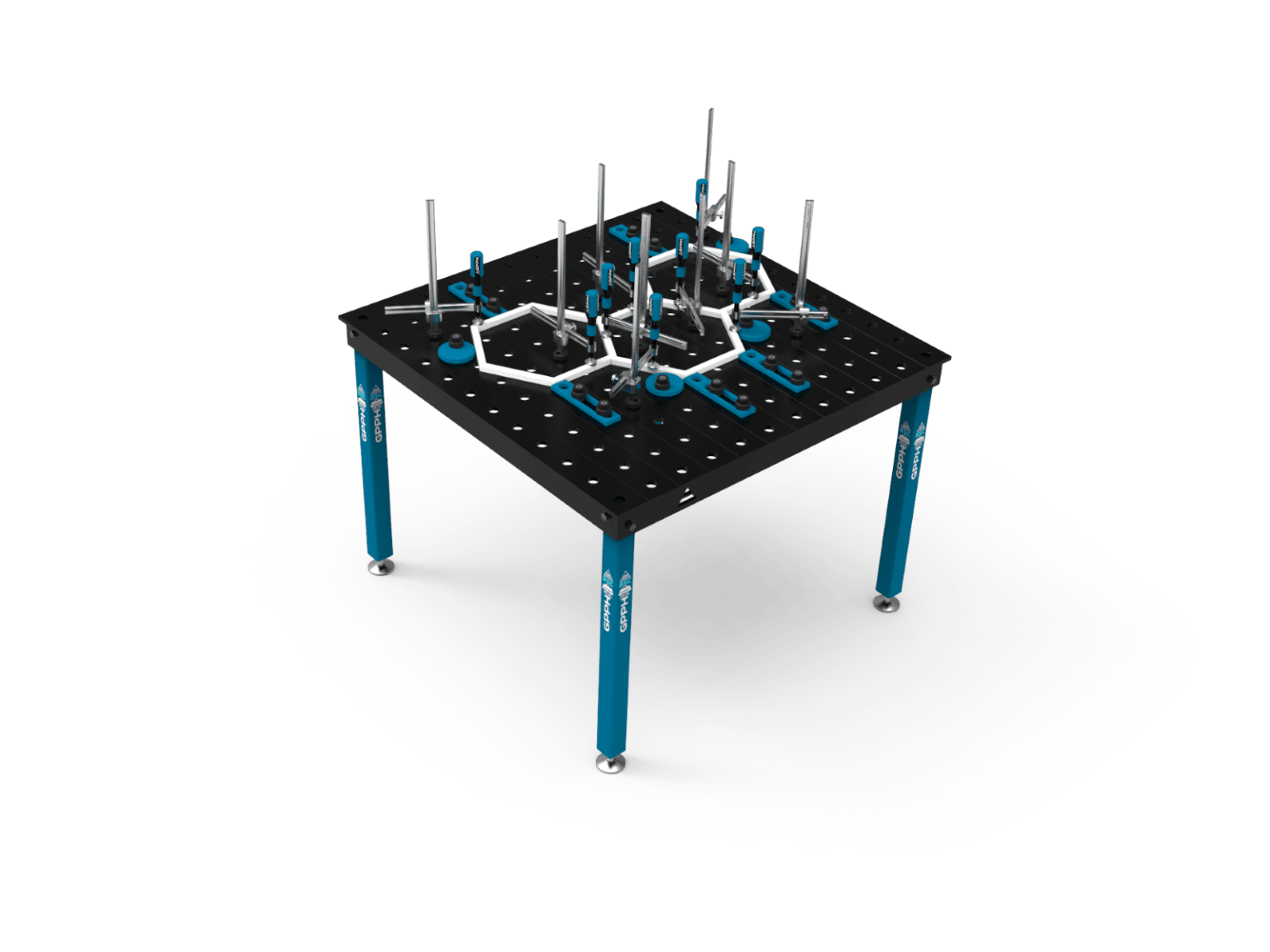 Mesa de soldagem e montagem BASIC com estrutura
