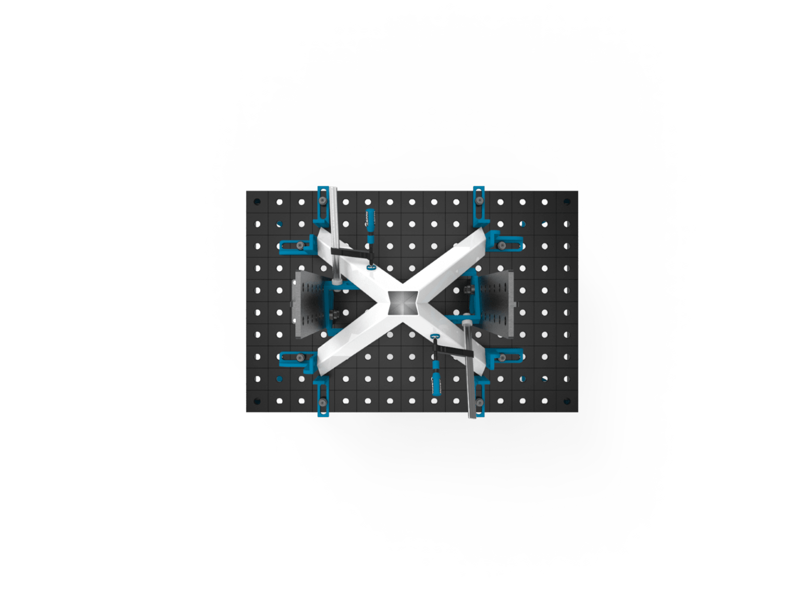 Mesa de soldagem e montagem BASIC com estrutura